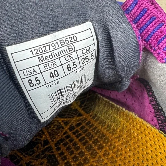 Brooks Levitate 2 Womens 8.5 B Purple Silver Athletic Running Shoes Sneakers - Picture 9 of 10